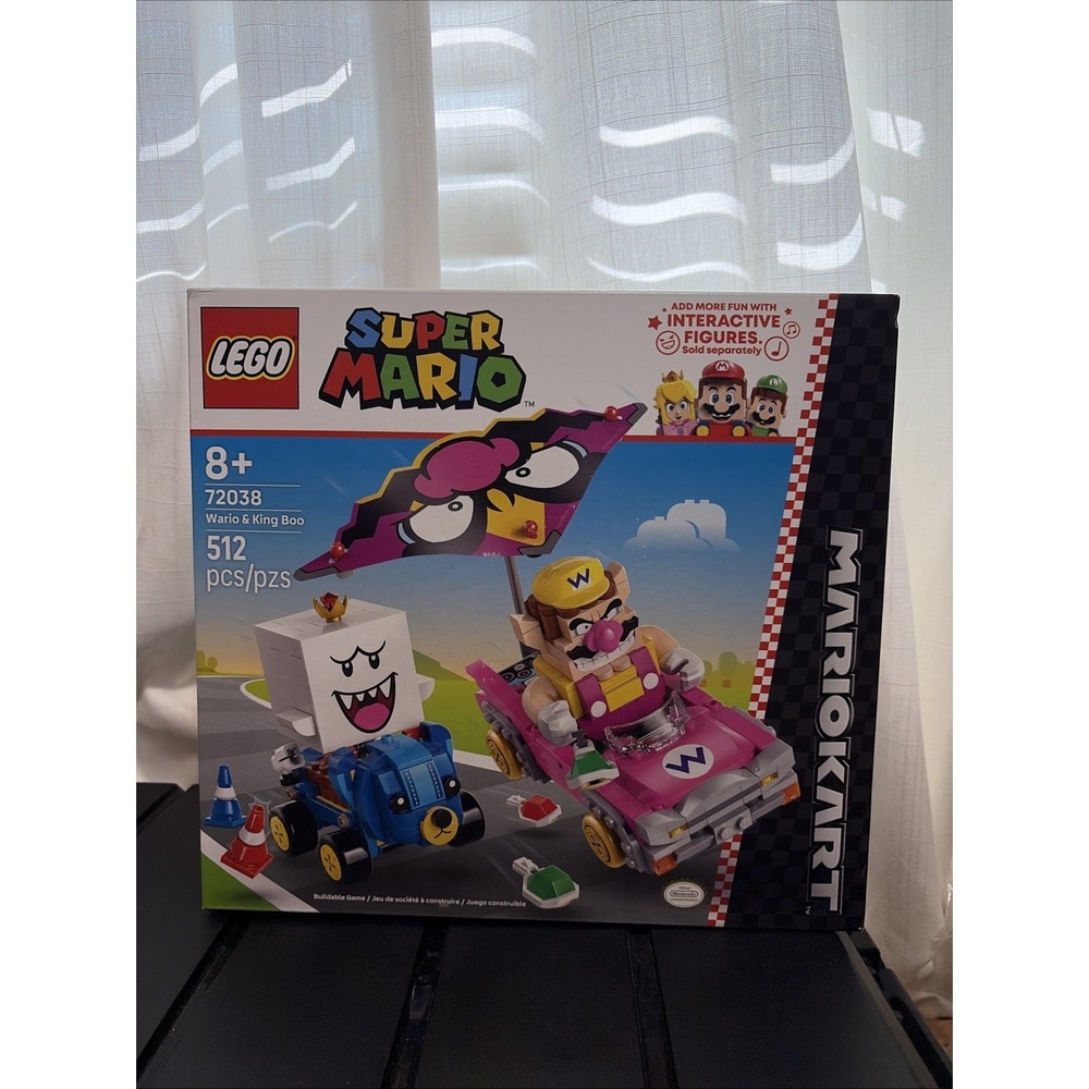 LEGO Super Mario 512PCS 72038 Mario Kart Wario & King Boo- NEW SEALED BOX